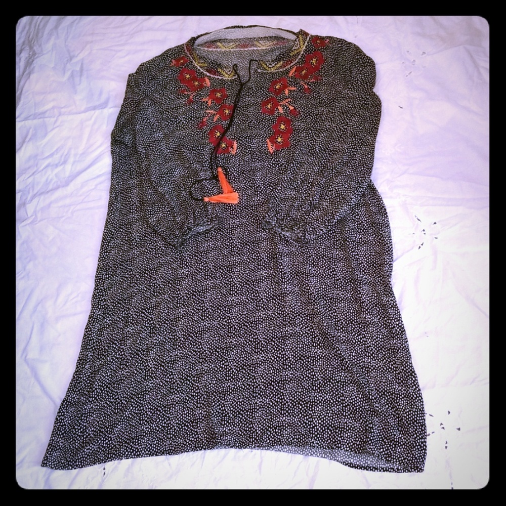 BoHo Peasant Dress